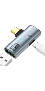 usb c female to lightning male adapter