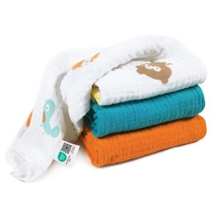 MAKIAN Muslin Nappies Pack of 3