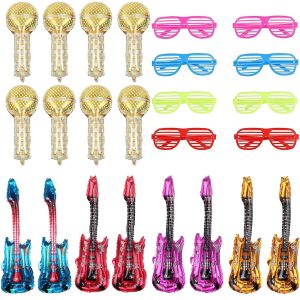 24 PCS Inflatable Party Props