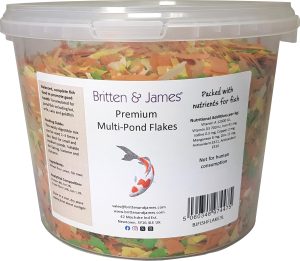 Britten & James Premium Multi-Pond Flakes for Koi