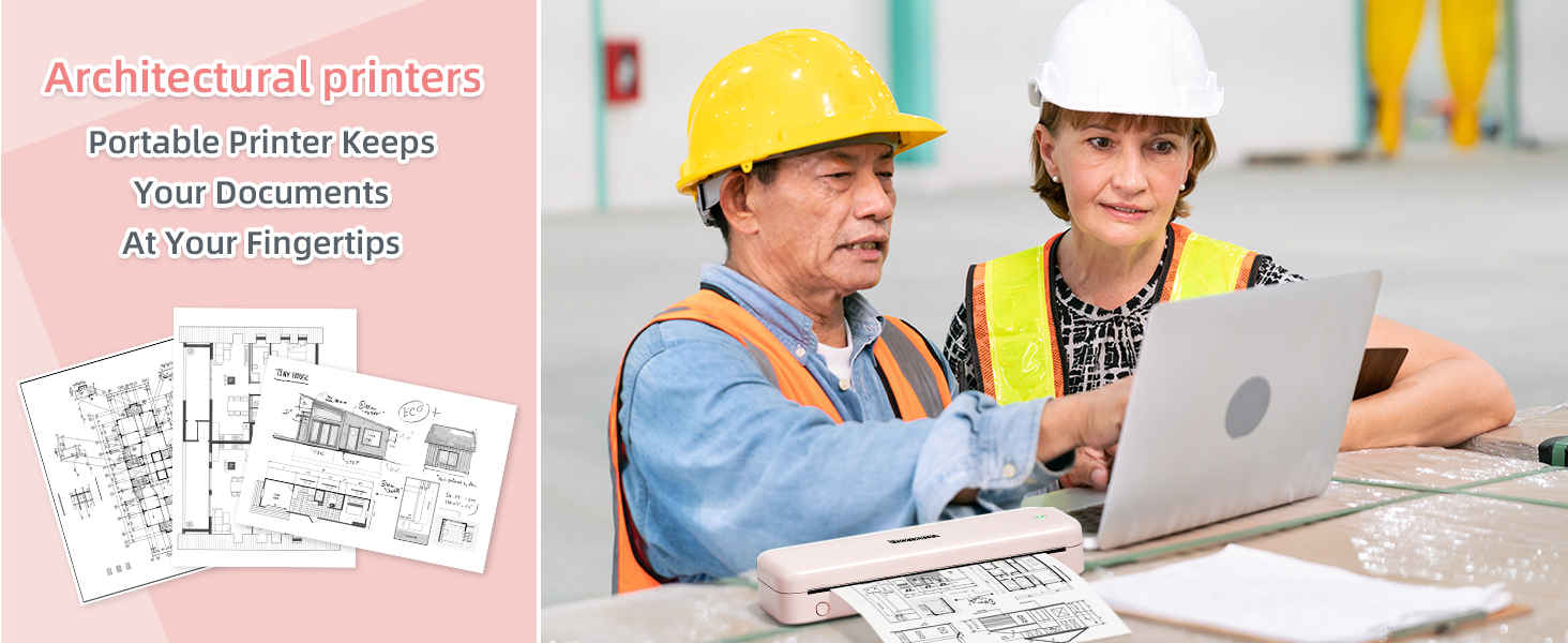 phomemo m834 thermal portable printer a4 bluetooth inkless wireless mobile no ink multifunction