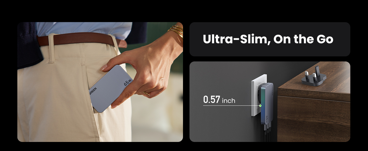 Ultra slim fast charger