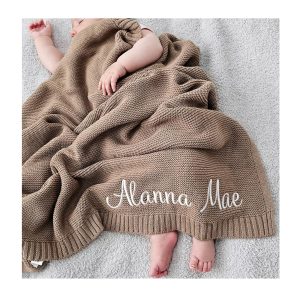 BUGMKCS Personalized Baby Blanket