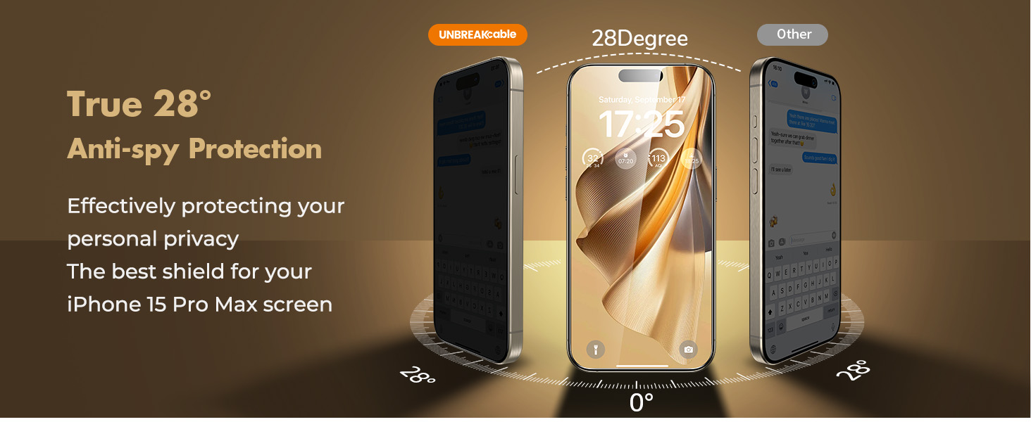 iPhone 15 Pro Max Privacy Screen Protector