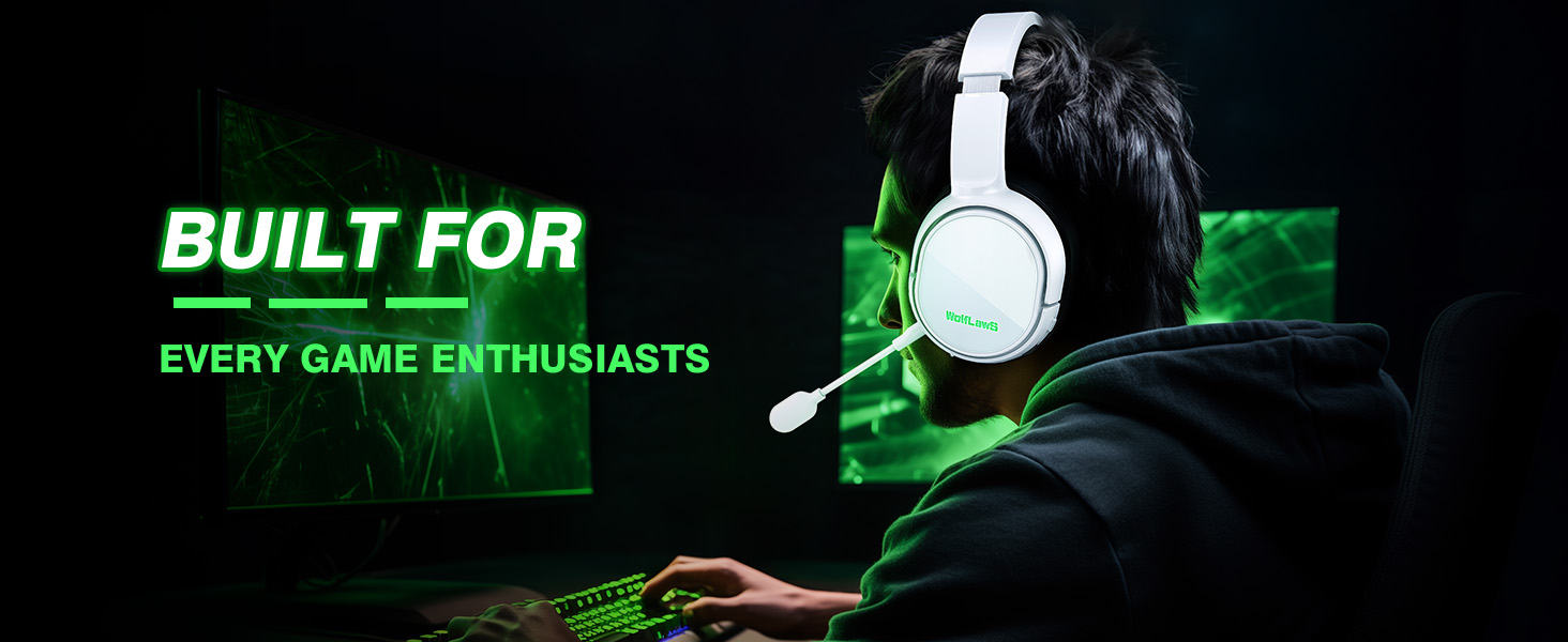 Gaming Headset for Xbox Series X|S, Xbox One, PS5, PS4, Nintendo Switch, PC, Mobile