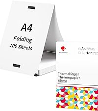 A4 Thermal Printer Paper, 210x297 mm, Continuous Folding Thermal Paper
