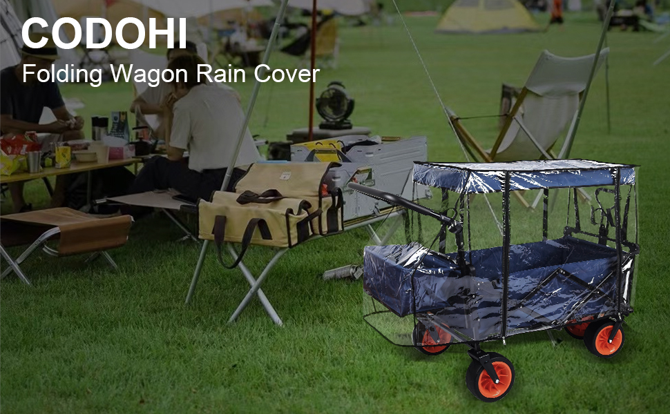 wagon trolley rain cover