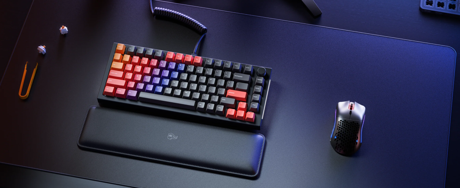 Glorious Gaming GMMK 2 Compact (65%) - Mechanical Gaming Keyboard, Aluminium Frame, Customisable