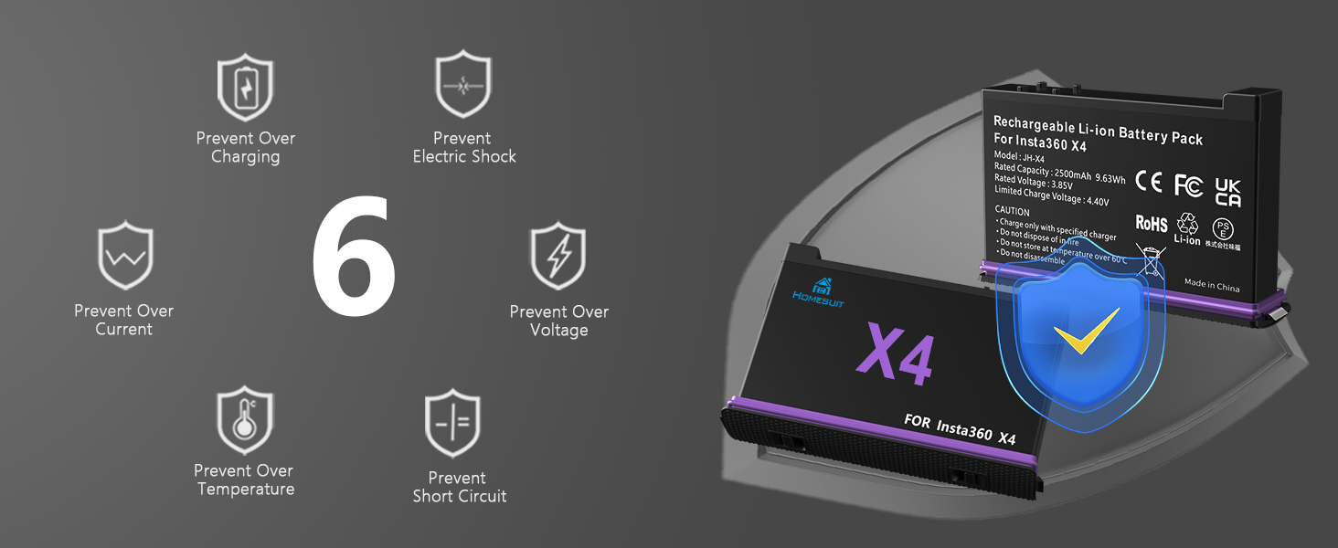 Insta360 X4 Replacement Battery