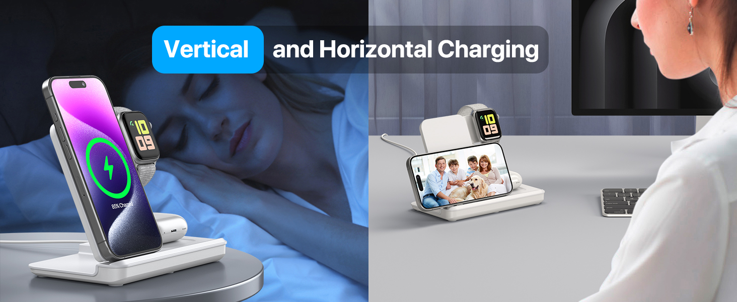 3-in-1 foldable wireless charger