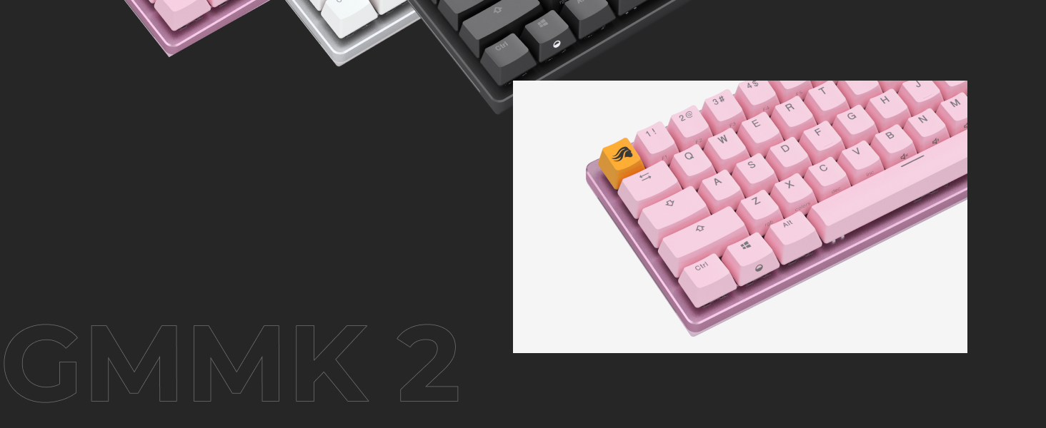Glorious Gaming GMMK 2 Compact (65%) - Mechanical Gaming Keyboard, Aluminium Frame, Customisable