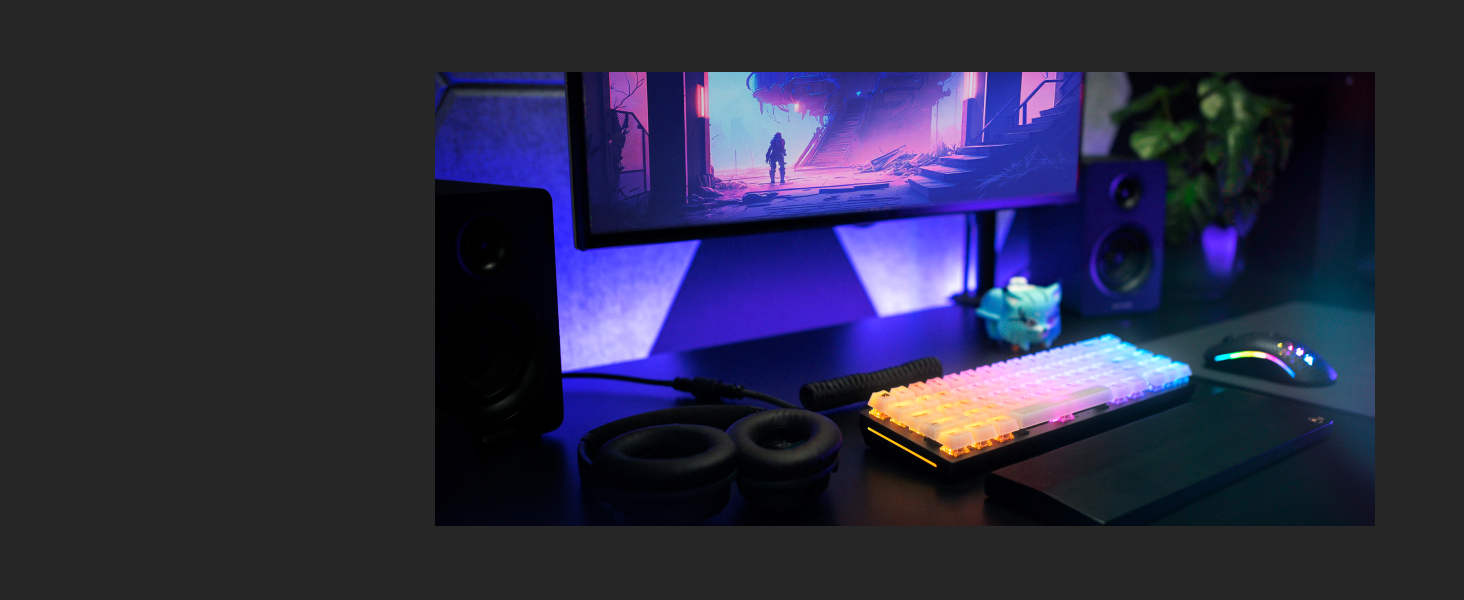 Glorious Gaming GMMK 2 Compact (65%) - Mechanical Gaming Keyboard, Aluminium Frame, Customisable