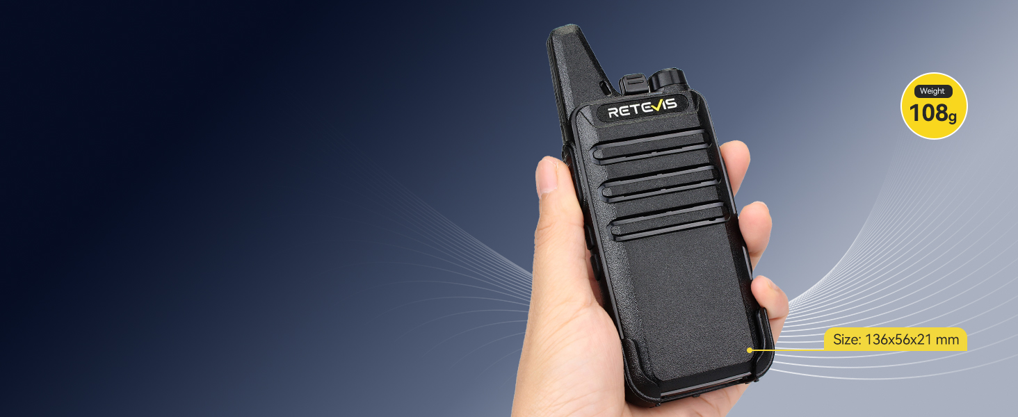 Compact and Portable Two-way Radio