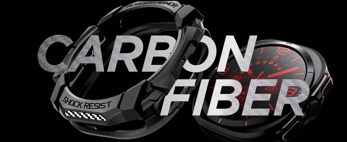 Galaxy Watch Ultra 47mm Rugged Armor Matte Black B0D5JRJCVX