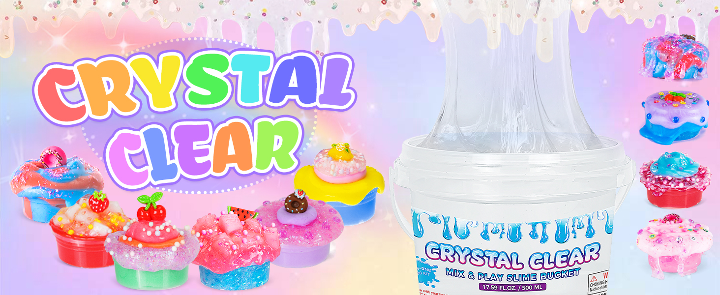 Highttoy Crystal Clear Slime