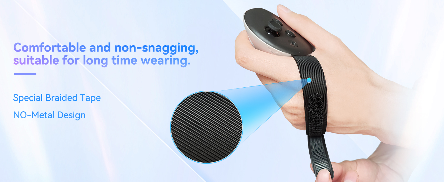 Comfortable and non-snagging, suitable for long time wearing.