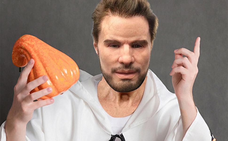 Halloween Old Man Head Cover