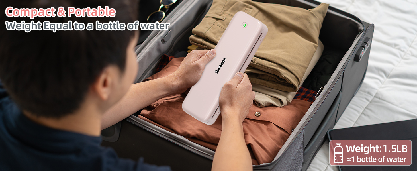 phomemo m834 thermal portable printer a4 bluetooth inkless wireless mobile no ink multifunction