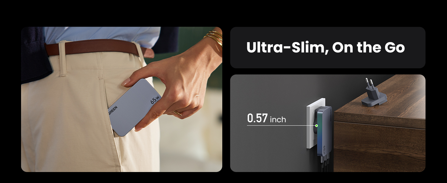 Ultra slim fast charger