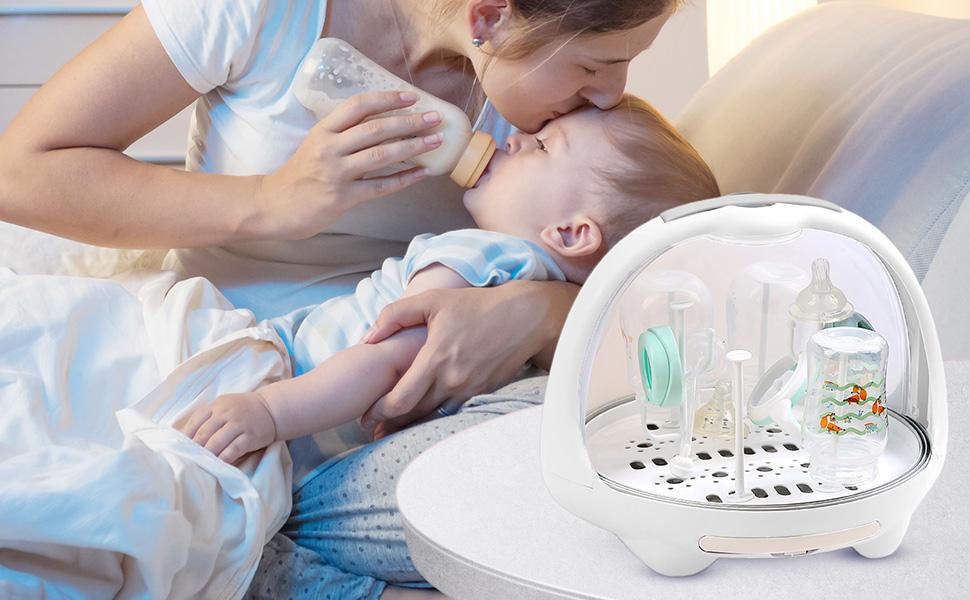 Dustproof Baby Bottle Drying Rack