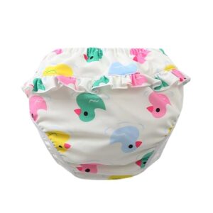 Reusable Swim Nappies Pants for Babies and Toddlers Boys and Girls Jammers Toddler Leak Proof Swim Nappy Shorts Comfortable Swimming Trunks Washable Pants