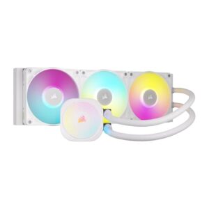 Corsair iCUE LINK TITAN 360 RX RGB Liquid CPU Cooler – 360mm AIO – 3x RX120 RGB Fans Included – Fits Intel LGA 1851/1700