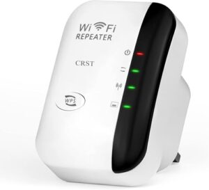 CRST WiFi Extender Booster with 3650 Sq.Ft Wider Coverage