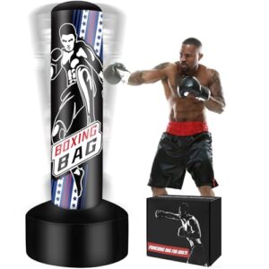 NZQXJXZ Free Standing Punching Bag for Adult