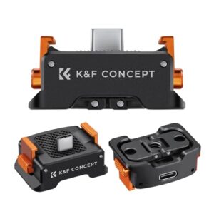 K&F Concept Charging Adapter Base For DJI OSMO POCKET 3 Quick Release Type-C Charging Stand Dock Desktop Mount Interface Holde