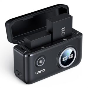 llano 2-Pack NP-W126S Batteries and 18W Fast Charger for Fujifilm NP-W126S NP-W126