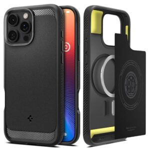 Spigen Rugged Armor MagFit Case for iPhone 16 Pro