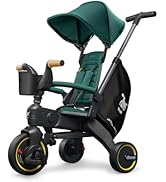 DOONA Liki Baby Trike S5 - Deluxe Foldable Toddler Tricycle with parent handle for ages 10 Months...