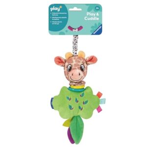 Ravensburger Play+ Cuddle & Play Giraffe - Baby Toys 0 Month Up - Sensory New Born Gif
