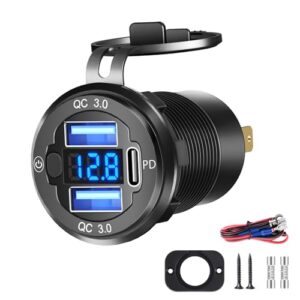 Ktilura USB Car Charger Socket