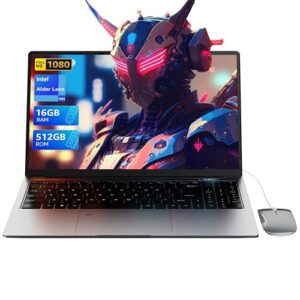 15.6" Laptop - 16GB RAM 512GB SSD PC Laptop