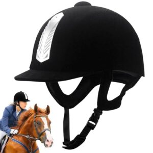Horse Riding Headgear Horse Riding Hat Equestrian Safety Helmet Breathable Horse Riding Helmet Ergonomic Streamlined Design For Riding