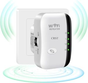 CRST WiFi Extender Booster with 3650 Sq.Ft Wider Coverage
