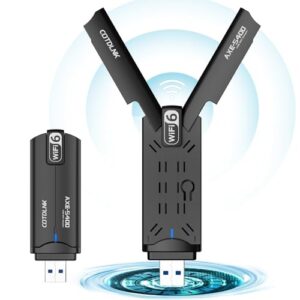 AXE5400 USB WiFi 6 Adapter for Windows 10/11