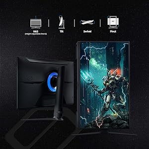 samsung odyssey gaming monitor dual screen