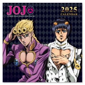 Grupo Erik Wall Calendar 2025 - JoJo's Bizarre Adventure | 12" x 12" Square Calendar 2025