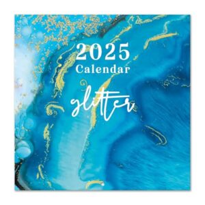 Grupo Erik Wall Calendar 2025 - Glitter | 12" x 12" Square Calendar 2025