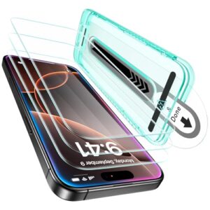 ESR 3 Pack for iPhone 16 Pro Screen Protector Tempered Glass