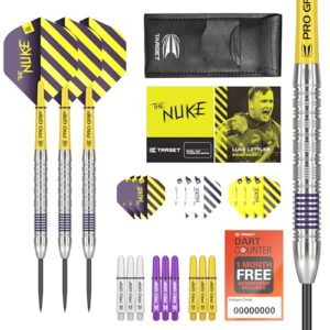 TARGET Darts Luke Littler 80% Tungsten Steel Tip Darts Set