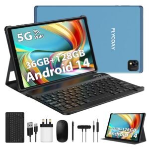 FLYCOAY Newest Android 14 Tablet 10 Inch