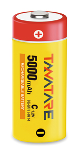 Rechargeable C Size Batteries