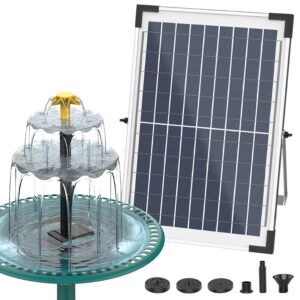 SUJFEE 10W Solar Water Fountain Pump