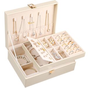 Voova Jewellery Box Organiser for Women Girls