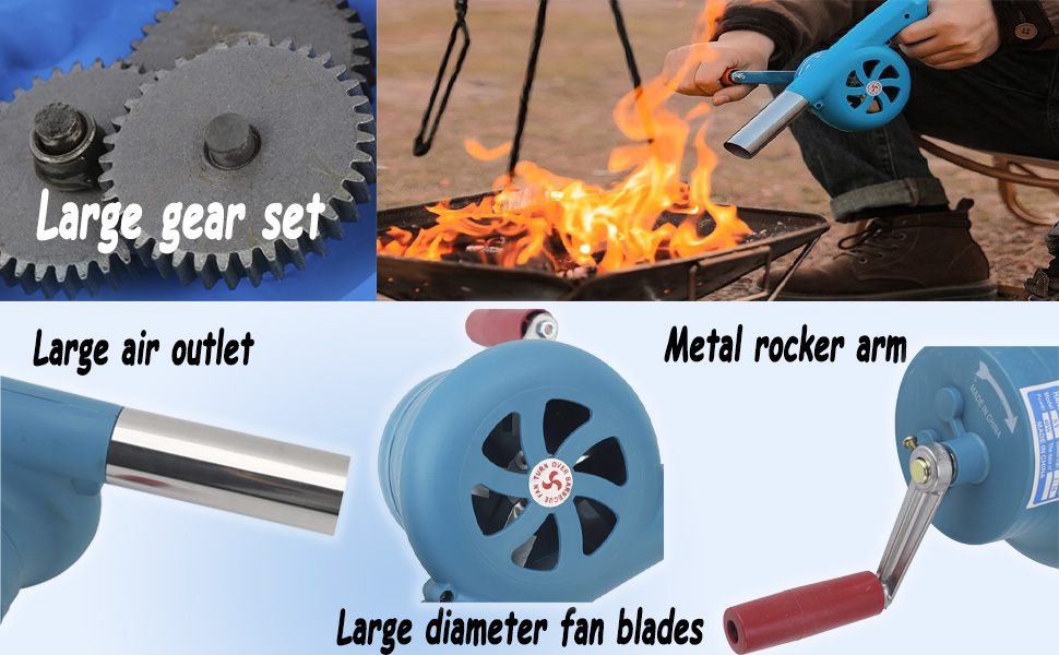 Outdoor Cooking BBQ Fan Air Blower