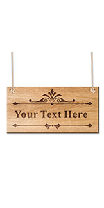 personalised wooden sign gifts for son daughter outside decor