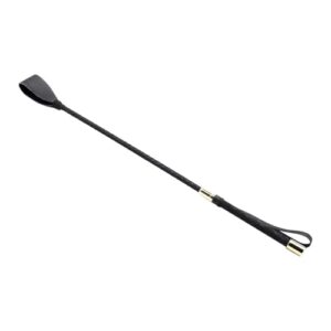 Horse Whip Riding Crop - PU Leather Riding Whip | Horse Whip With Anti-Slip Grip | Horse Crop Black | Leather Riding Crop | Children's Ride Whip | Riding Whip For Horses Riding Show